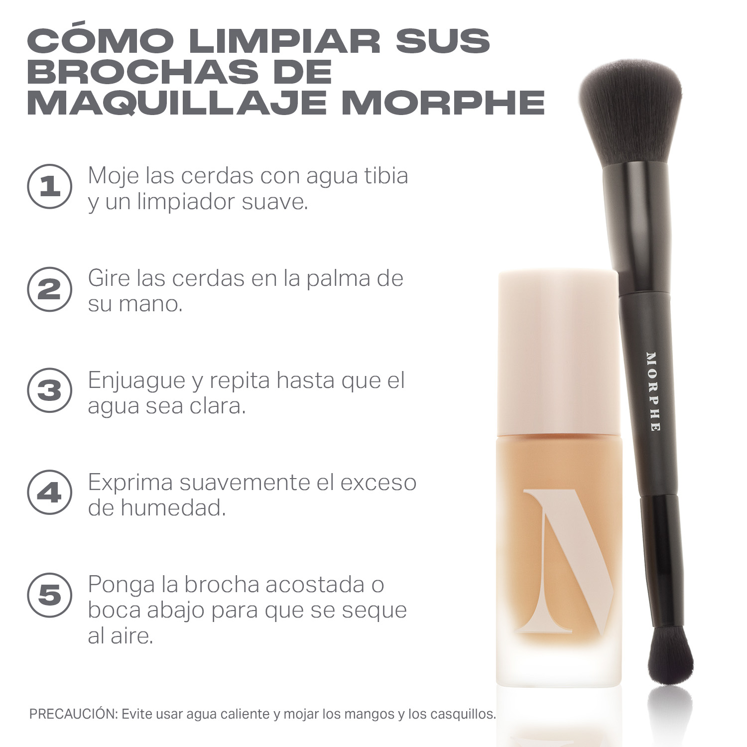 LIGHTFORM DUAL-ENDED FOUNDATION BRUSH (BROCHA PARA BASE DE MAQUILLAJE)